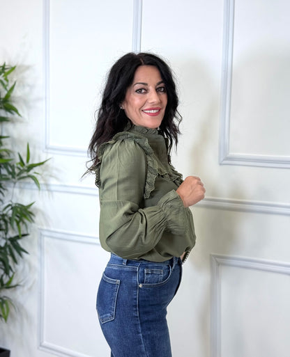 CAMISA CHARLOTTE KAKI