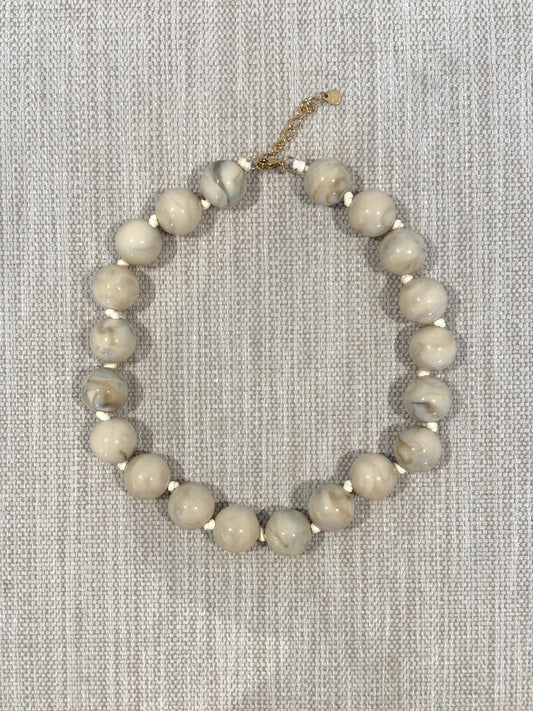 COLLAR BALL BEIGE