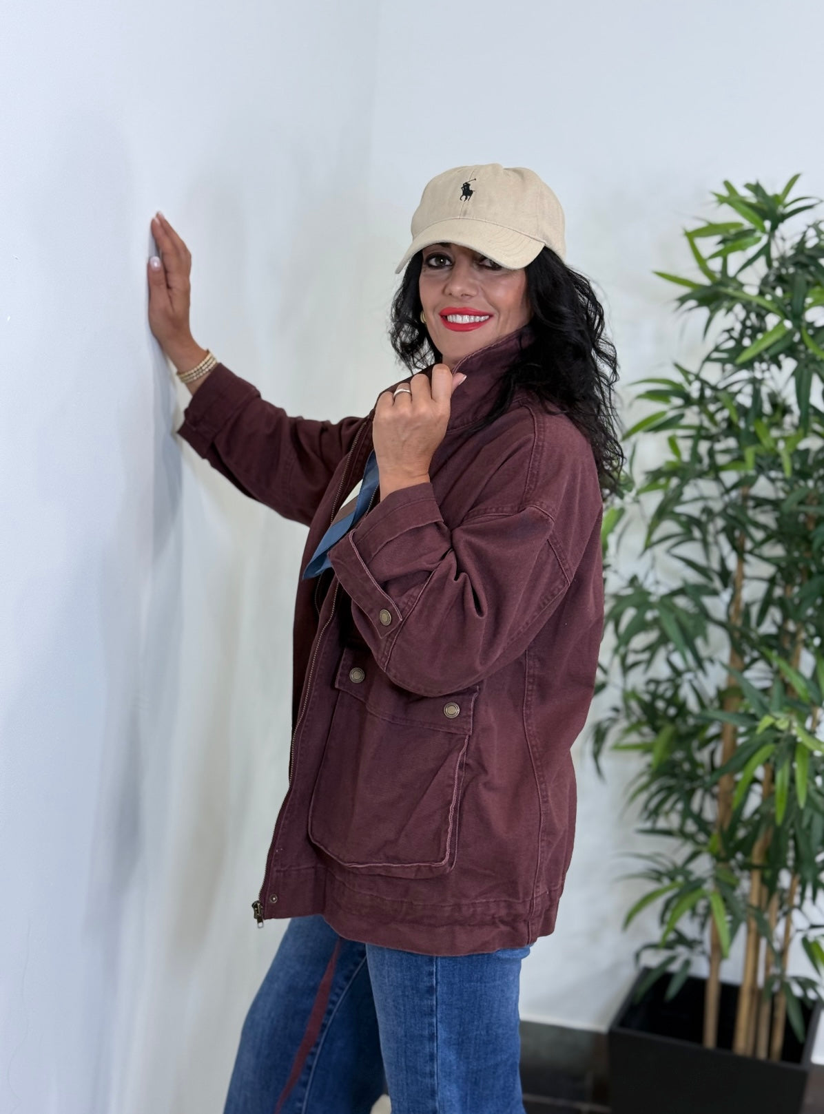 CHAQUETA MONREY BURDEOS