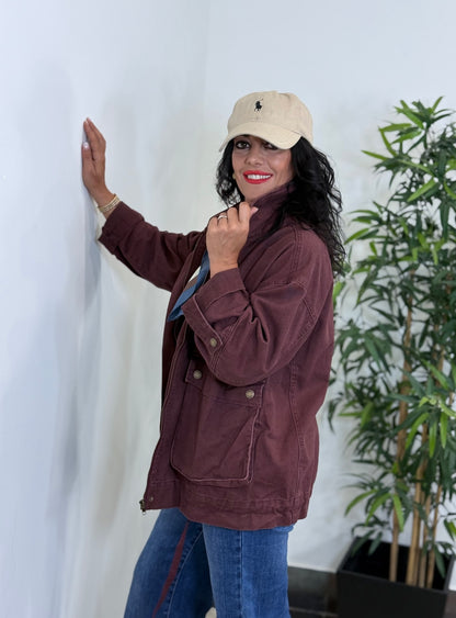 CHAQUETA MONREY BURDEOS