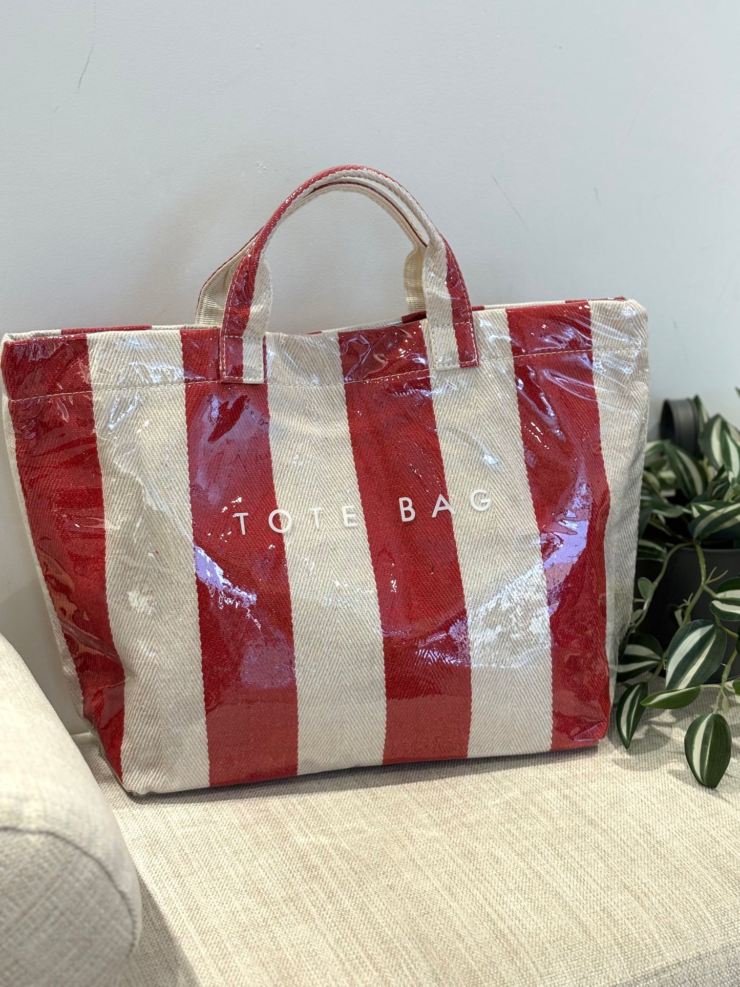 BOLSO TOTE ROJO
