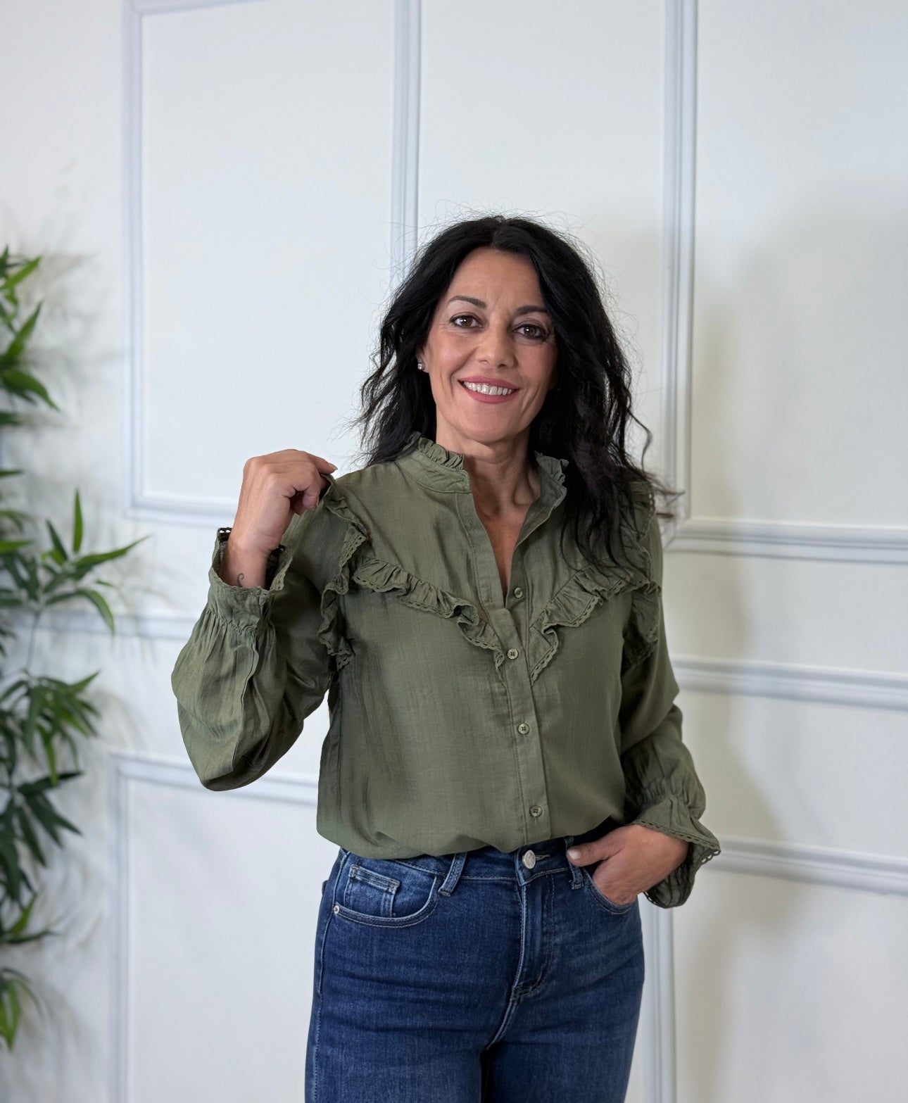 CAMISA CHARLOTTE KAKI