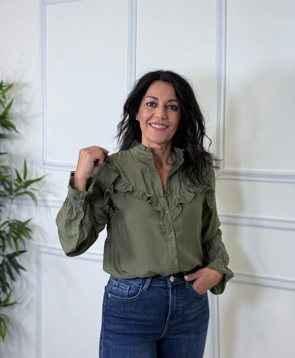 CAMISA CHARLOTTE KAKI