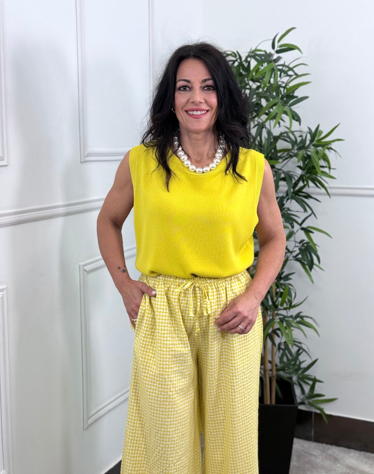 TOP PUNTO ATELIER YELLOW