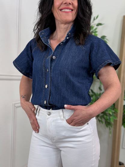 CAMISA CELINE DENIM DARK