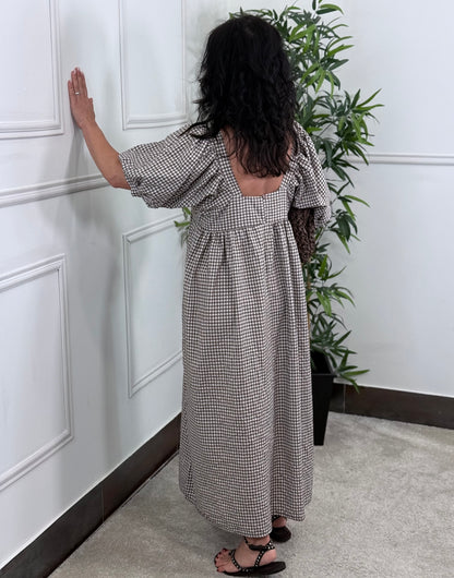 VESTIDO LARGO VICHÍ CHOCOLATE