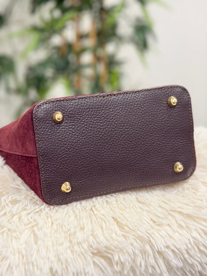 BOLSO GRACE PIEL BURDEOS