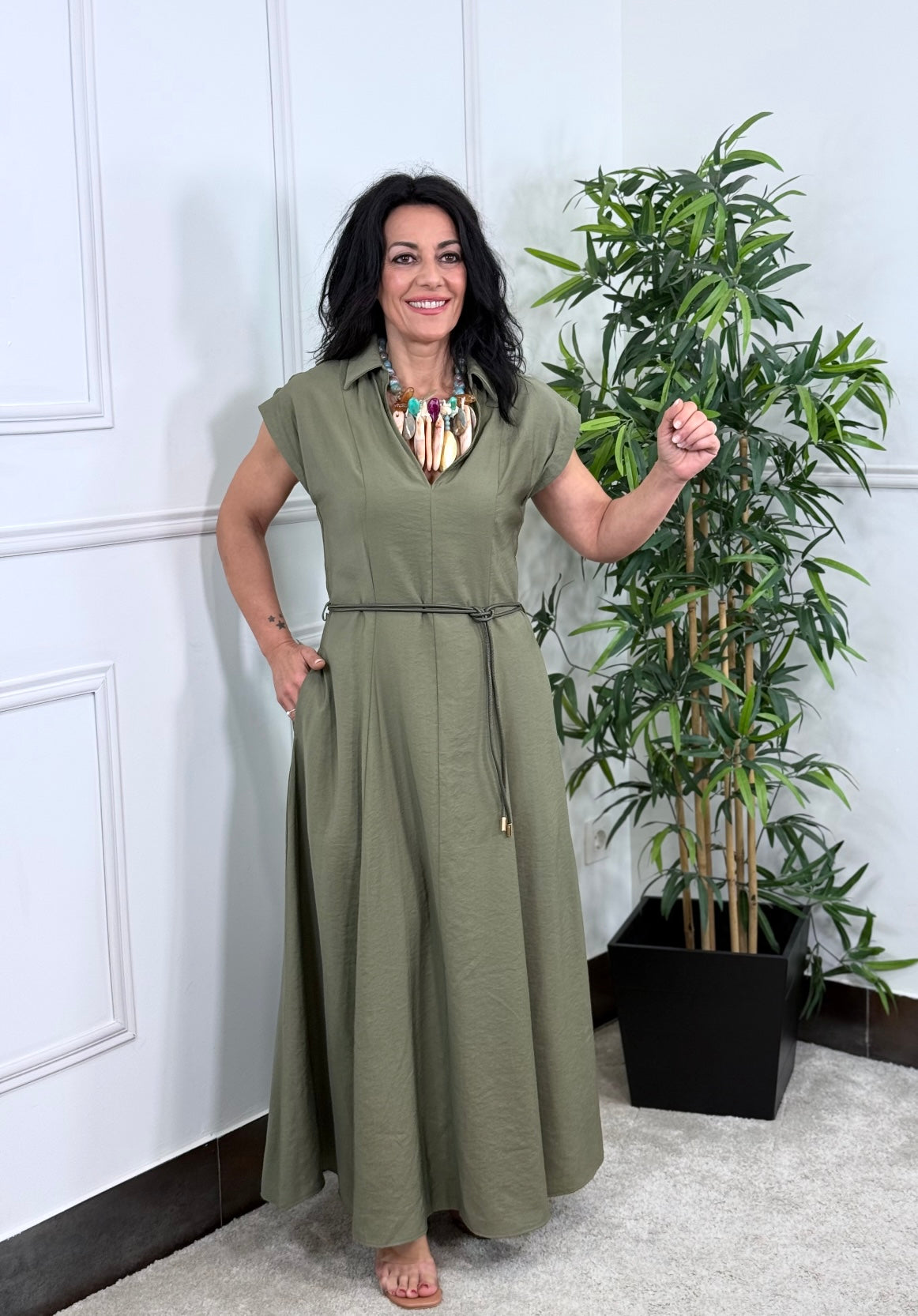 VESTIDO MIKONOS VERDE