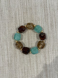 PULSERA BALL COMBINADO MARRÓN