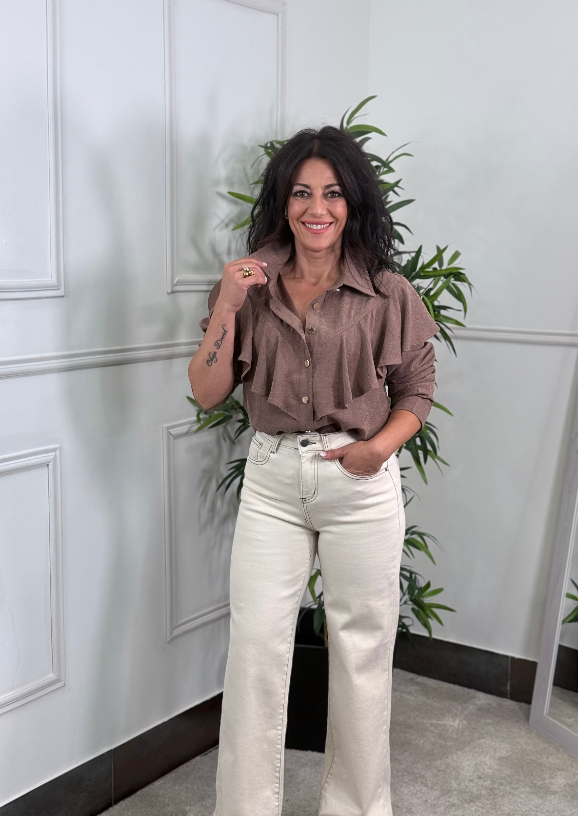 CAMISA LOLA CHOCOLATE