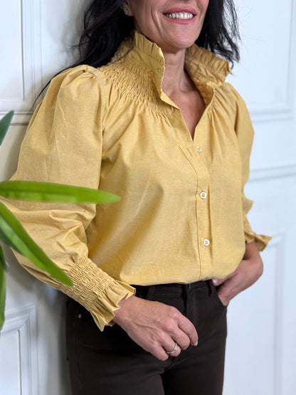 CAMISA BASIC MOSTAZA