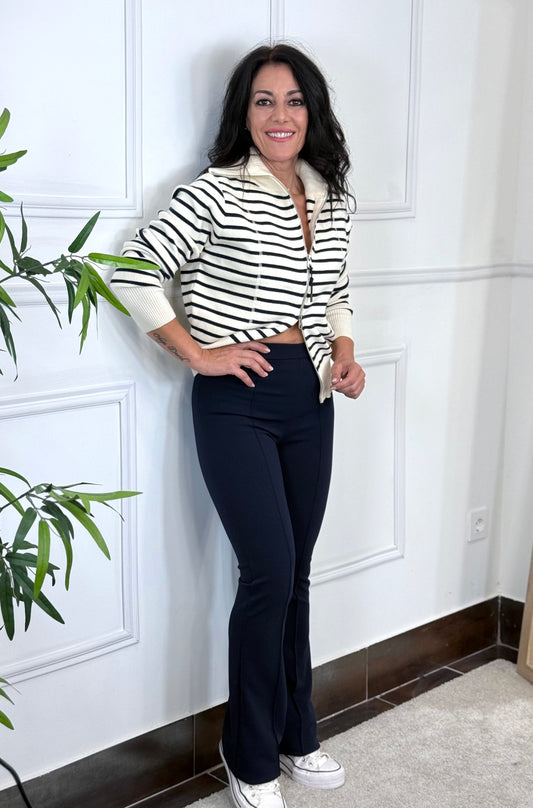 LEGGINS TEJIDO AZUL MARINO