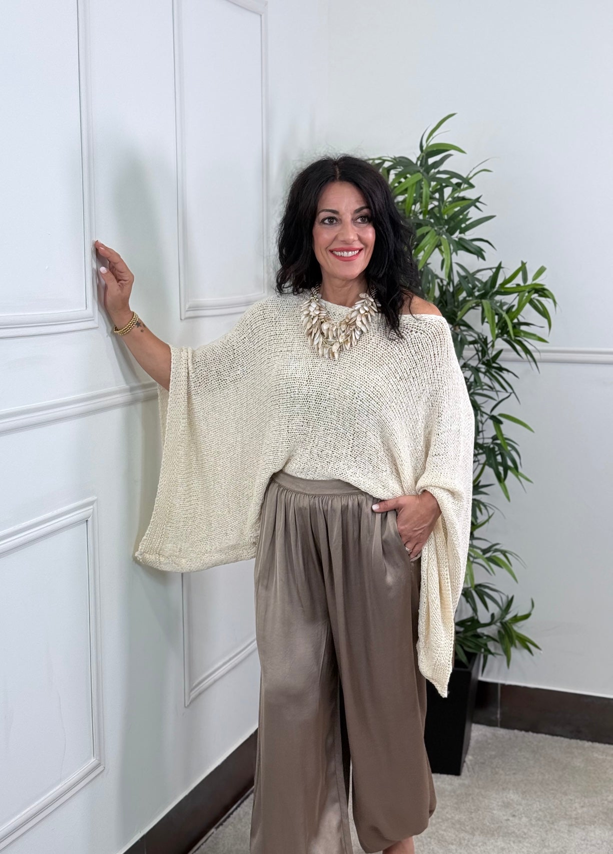 JERSEY CAPA ATELIER BEIGE