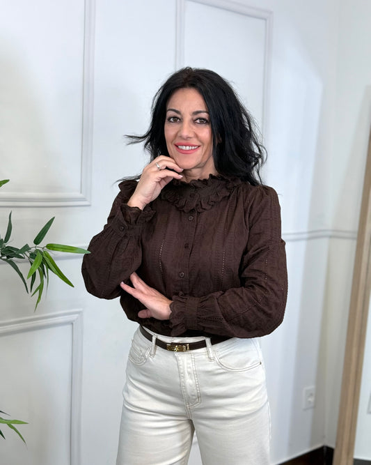 CAMISA LIND CHOCOLATE