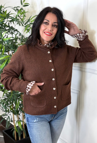 CÁRDIGAN CHARLOTTE CHOCOLATE