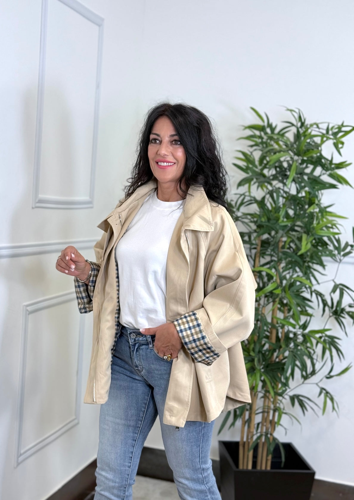 GABARDINA COAT BEIGE