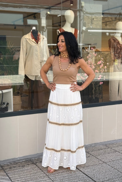 FALDA MALLORCA BLANCA