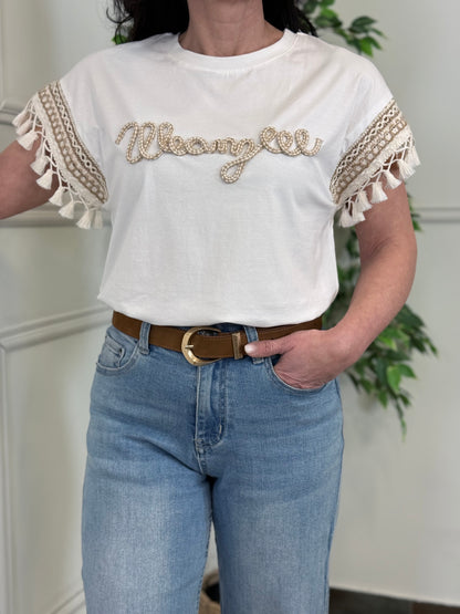 CAMISETA BÁSICA CROCHET