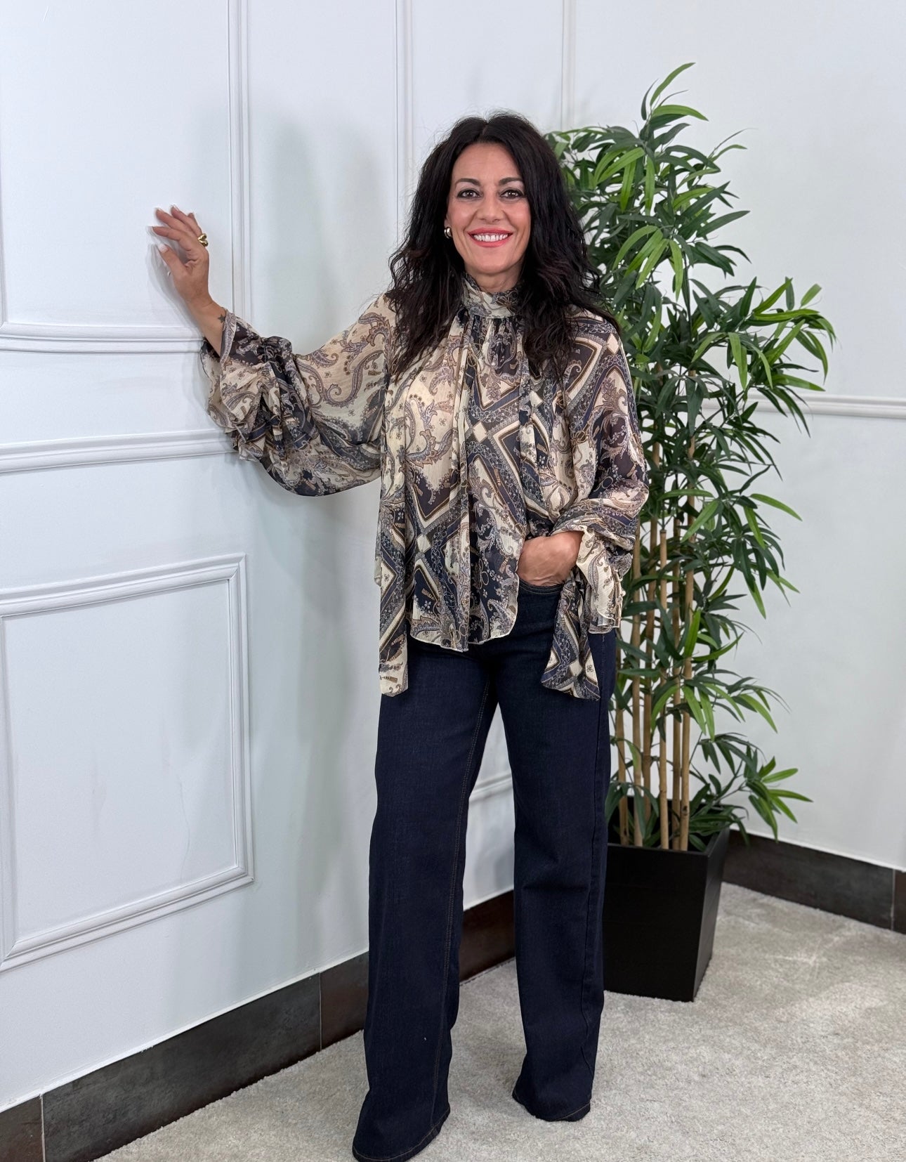 BLUSA PASLEY MARINO