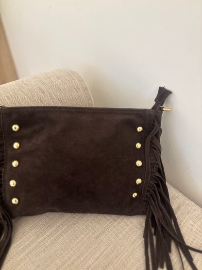 BOLSO FLECO TACHUELAS