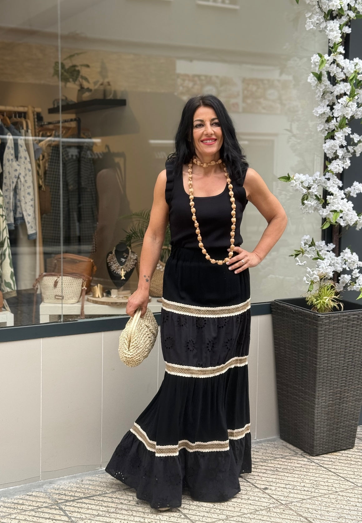 FALDA MALLORCA  NEGRA