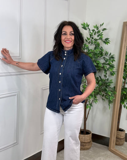CAMISA CELINE DENIM DARK