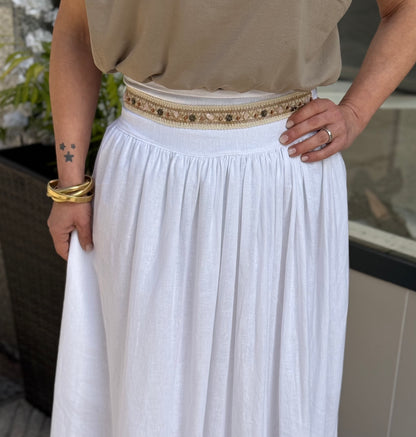 FALDA IBIZA BLANCA
