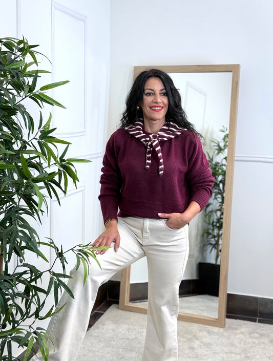 JERSEY BANDANA BURDEOS