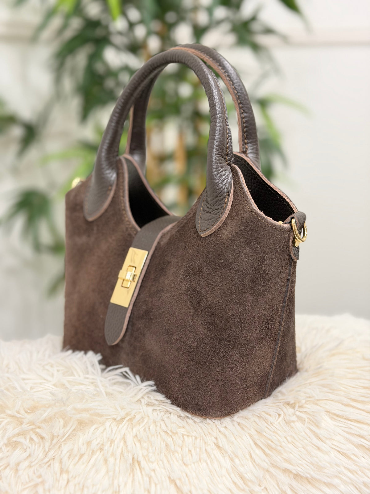 BOLSO GRACE PIEL CHOCOLATE