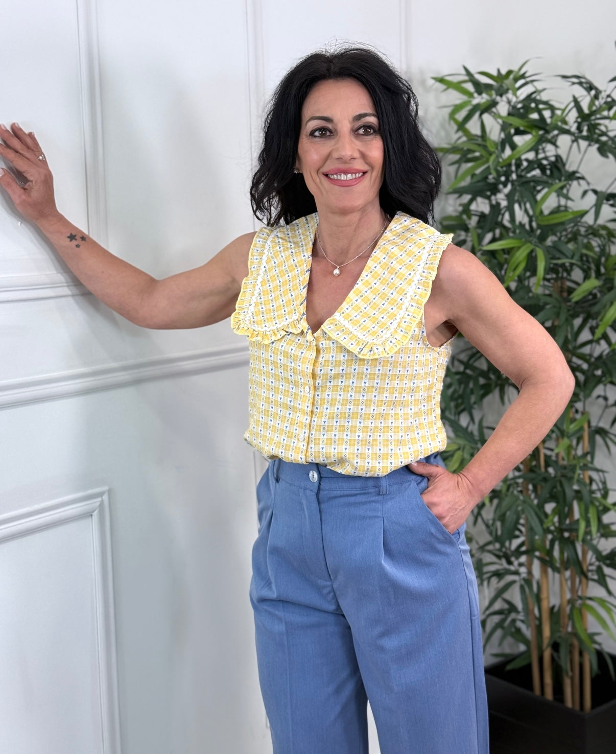 BLUSA BABETTE AMARILLO