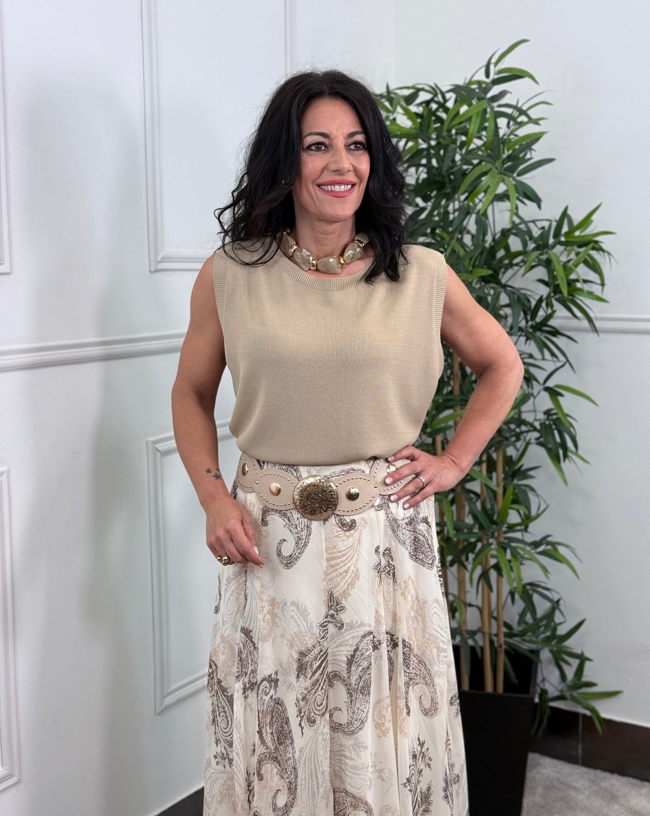 TOP PUNTO ATELIER CAMEL