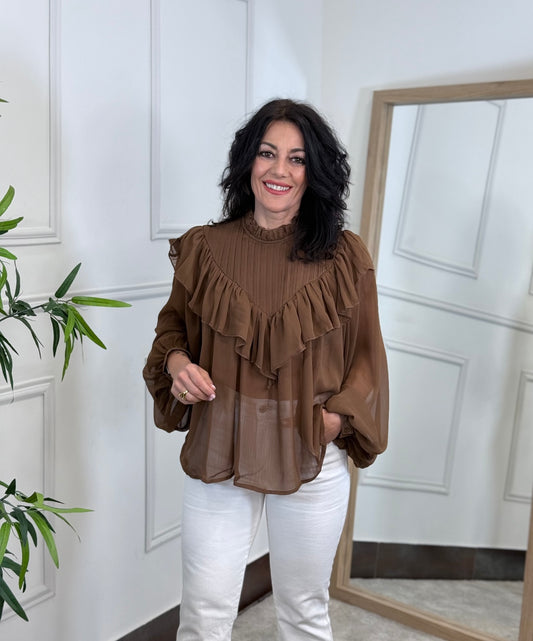 CAMISA ÁFRICA CHOCOLATE