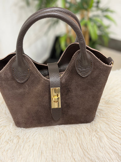 BOLSO GRACE PIEL CHOCOLATE