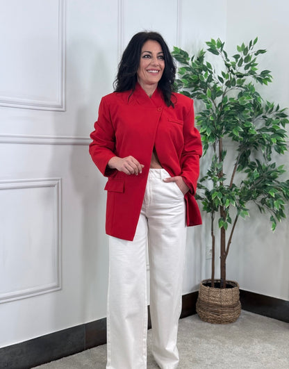 BLAZER BOTÓN ROJA