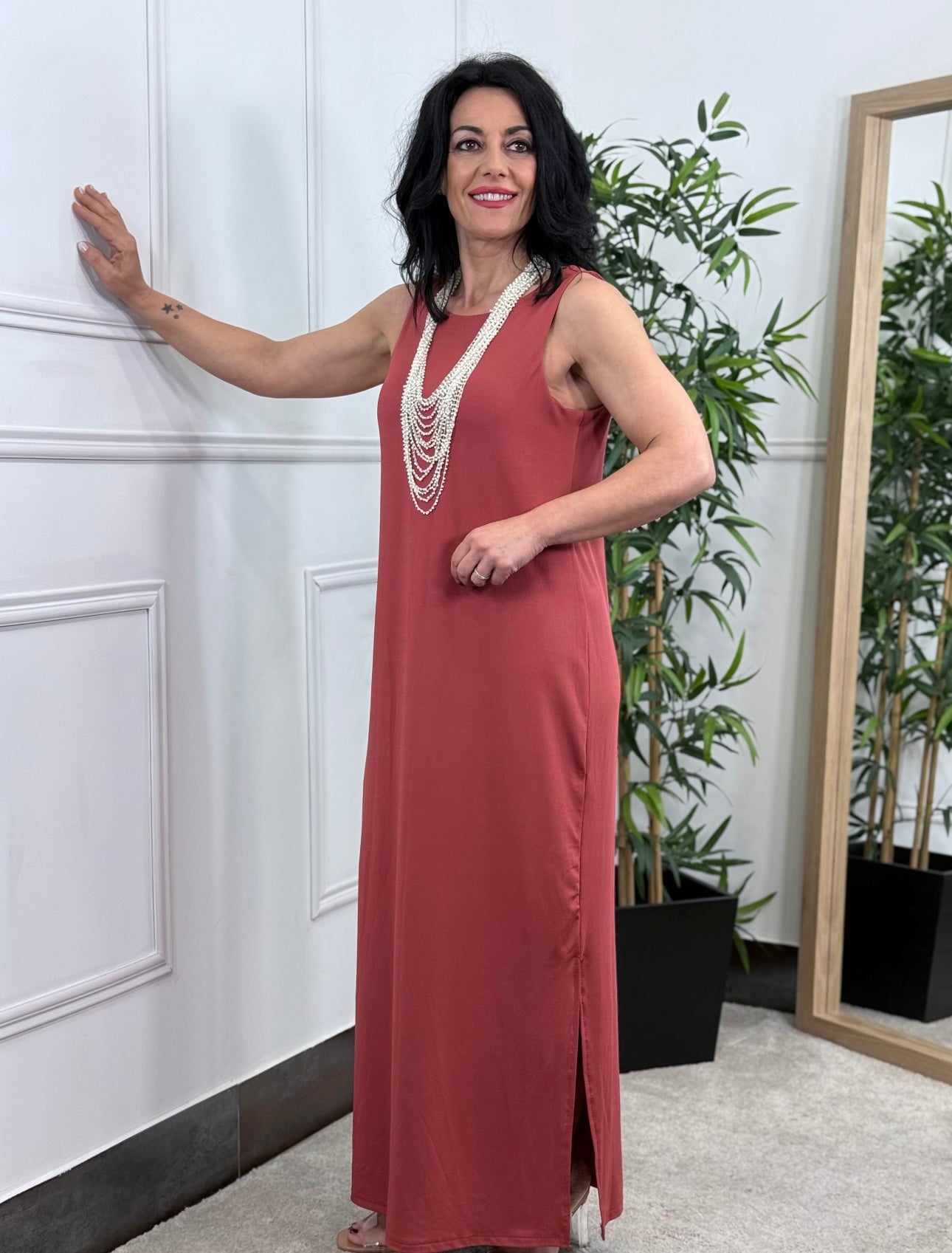 VESTIDO HANTY TERRACOTA