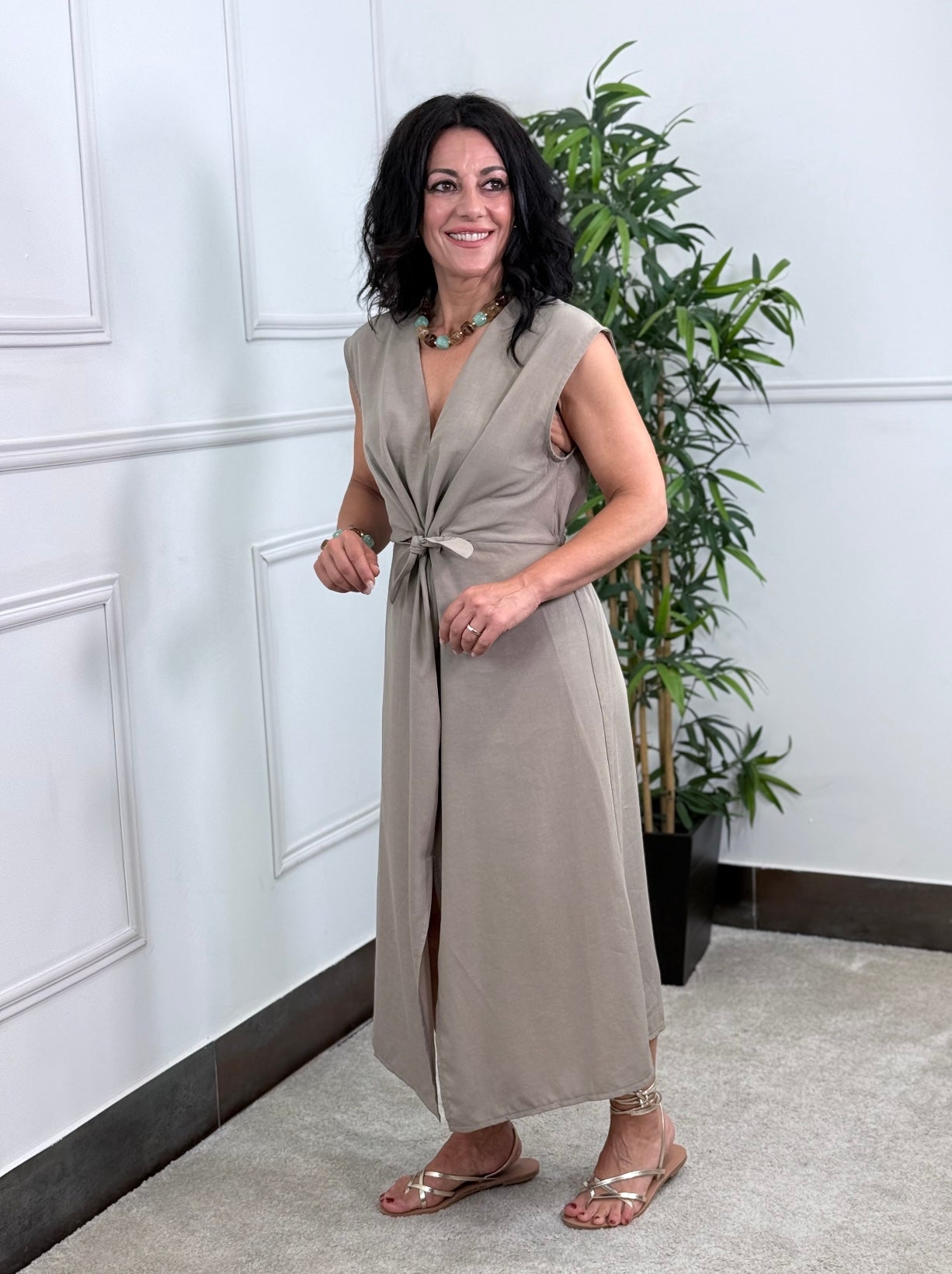 VESTIDO BASIC NUDO PIEDRA