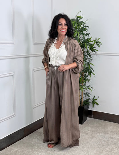 PANTALÓN CALIMA SATINADO CAMEL