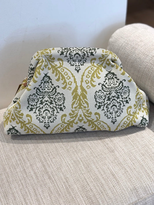 CLUTCH ESTAMPADO VERDE