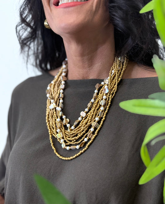 COLLAR MAREA DORADO