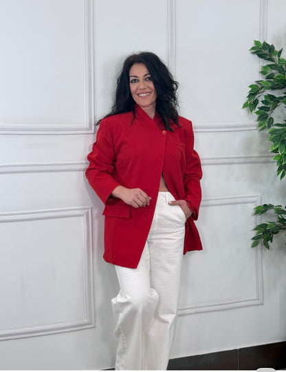 BLAZER BOTÓN ROJA