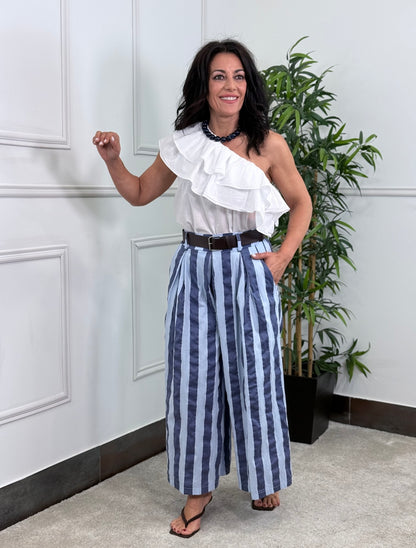 PANTALÓN CULOTTE RAYAS