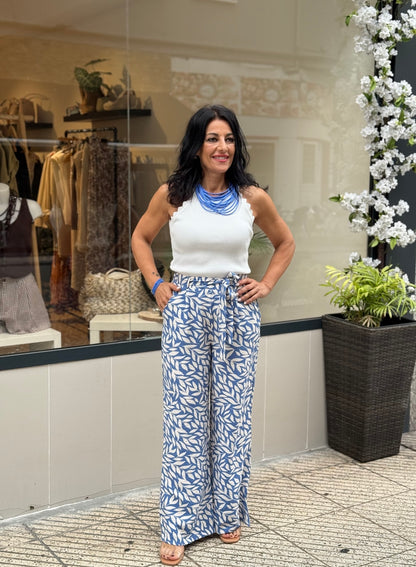PANTALÓN SELVA AZUL