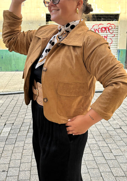 CHAQUETA CHEER CAMEL