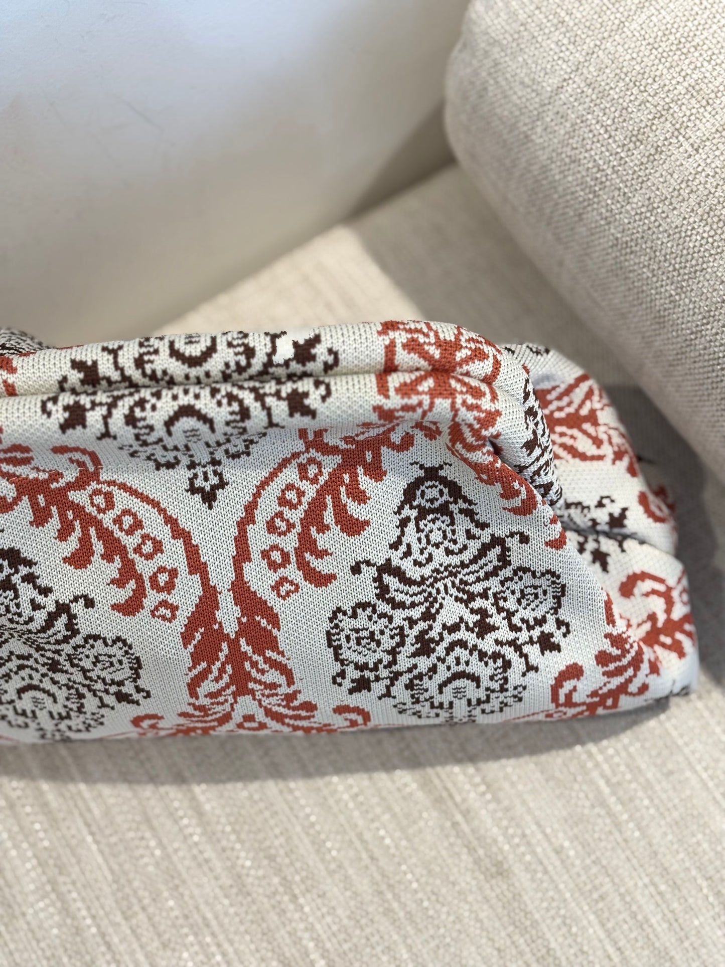 CLUTCH ESTAMPADO TEJA