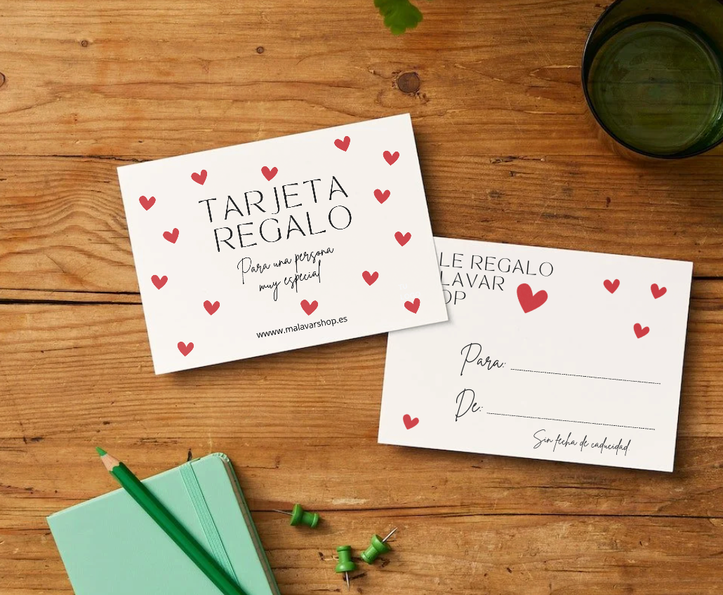 TARJETAS REGALO