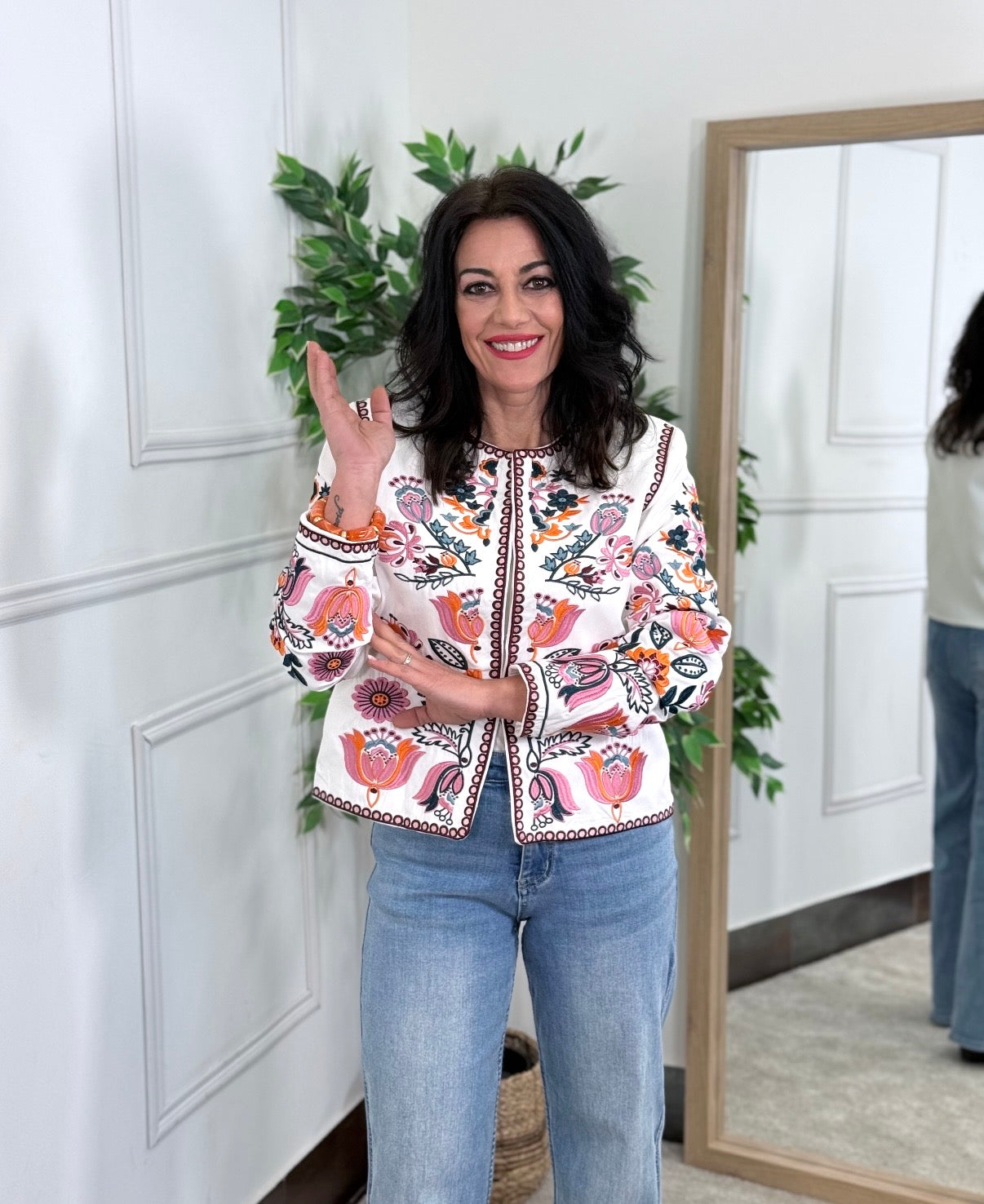 CHAQUETA SPRING BORDADA