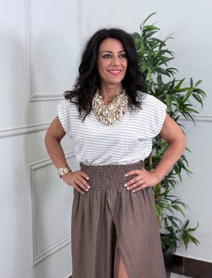 CAMISETA TRENDDING BLANCA