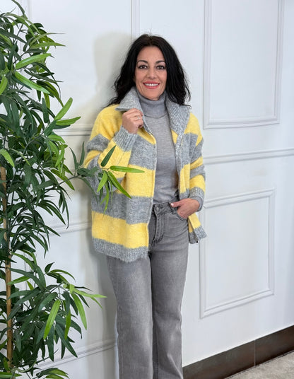 CHAQUETA YELLOW LANA