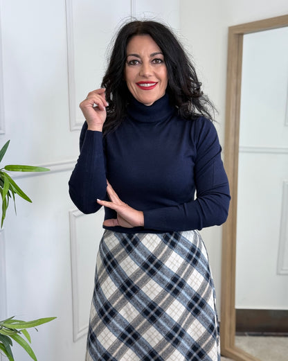 JERSEY BÁSICO CUELLO CISNE MARINO