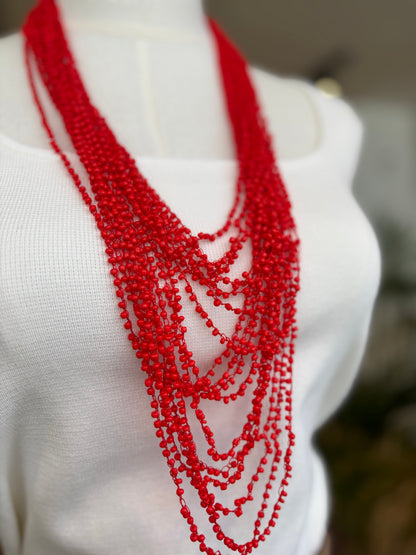 COLLAR NUBE ROJO